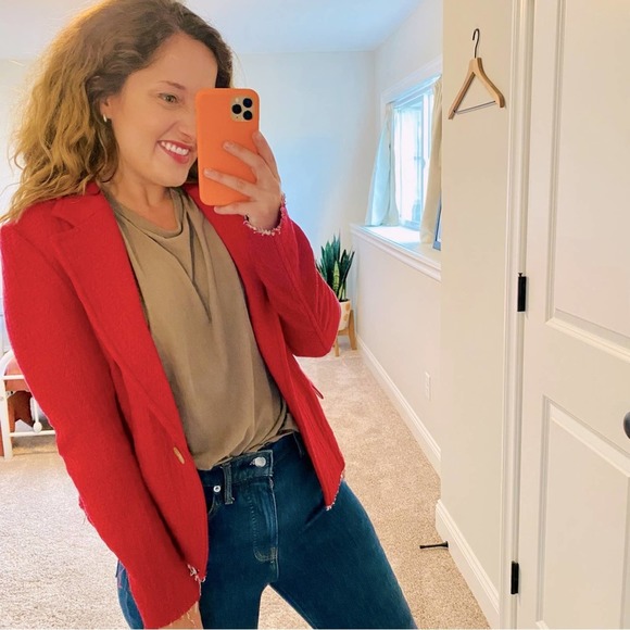 Isabel Marant Jackets & Blazers - Isabel Marant Etoile Raspberry Pink Cotton Blazer Small